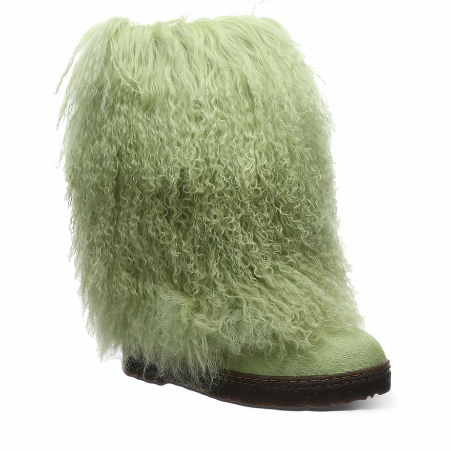 Bearpaw Boetis Winter Boots UK - Women's Boots Green ||HUECZR-185||